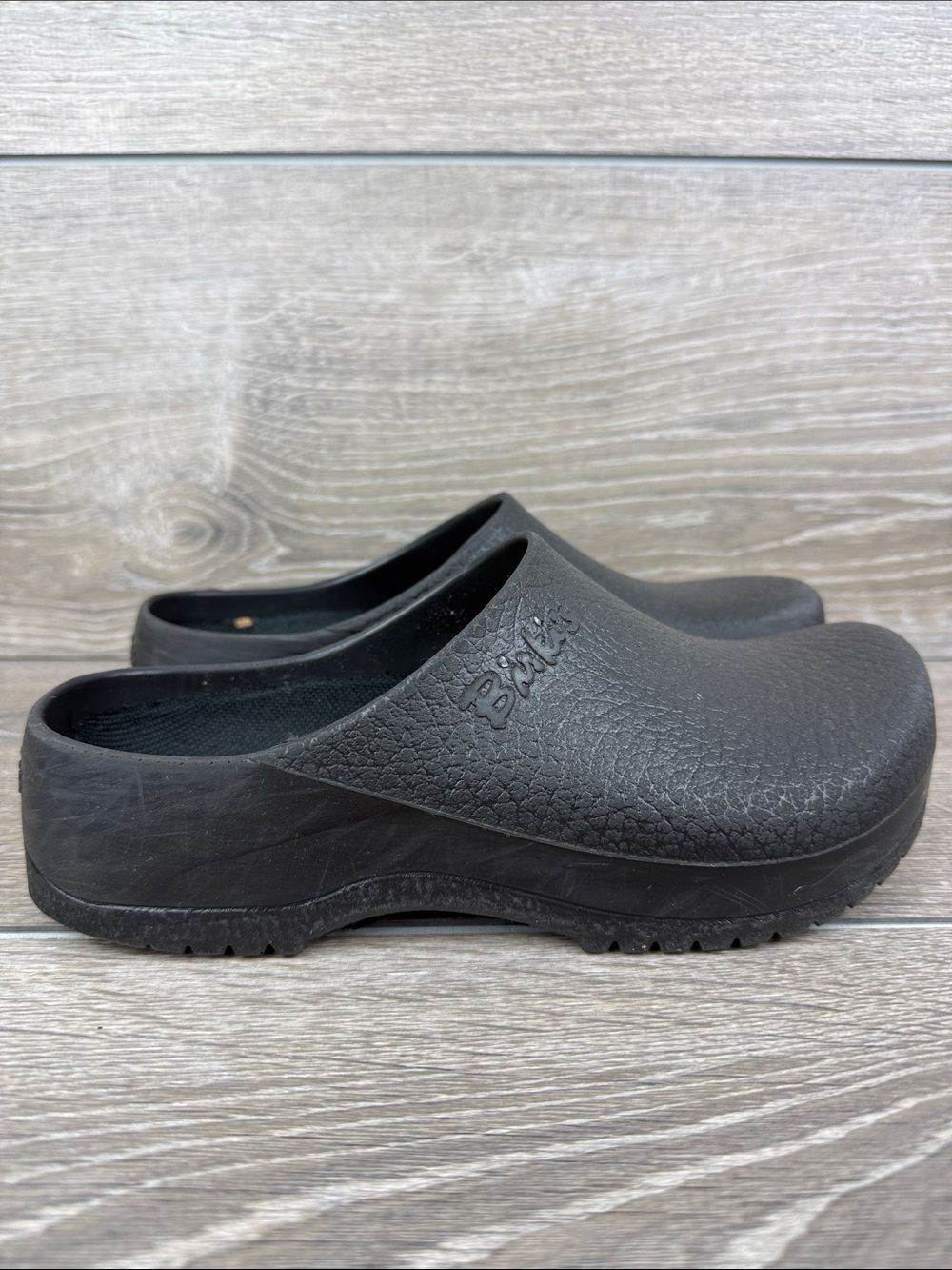 Birkenstock Black Slip-On Clogs